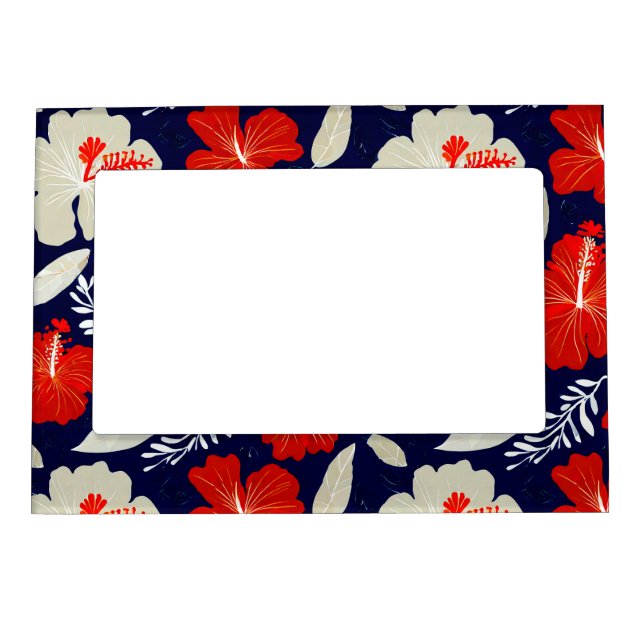 Hawaiian print  magnetic frame (Front)