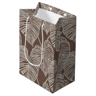 Hawaiian print medium gift bag