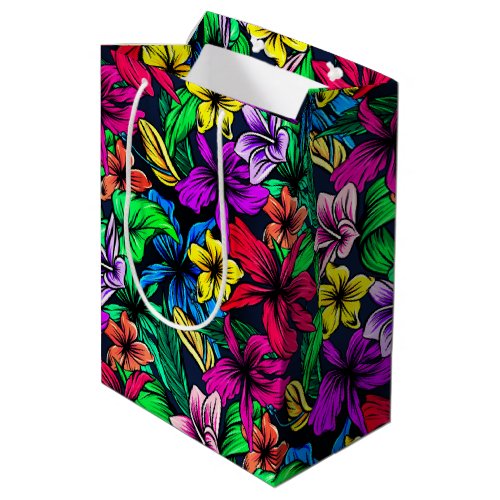 Hawaiian Print Medium Gift Bag