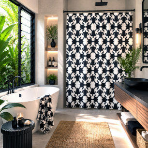 Hawaiian print Modern Honu ( sea turtle ) Pattern Shower Curtain