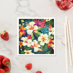 Hawaiian Print Napkins
