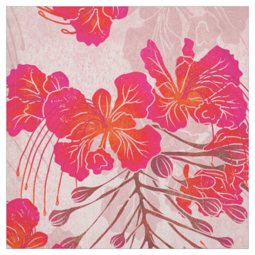 Hawaiian print Ohai alii Fabric
