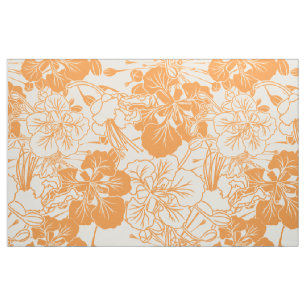 Hawaiian Print Ohai Alii flower pattern Fabric
