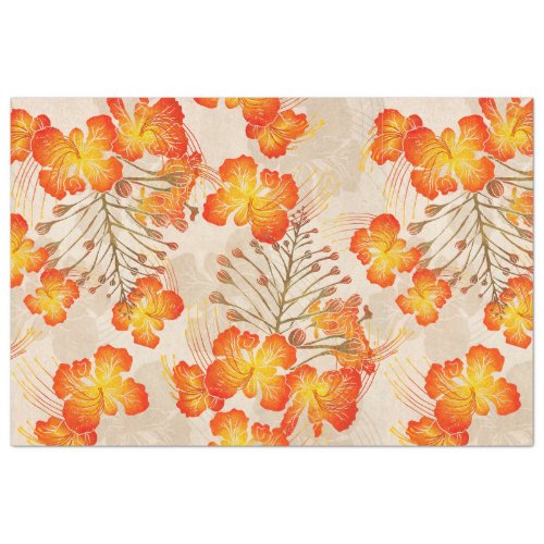 Hawaiian print Ohai Alii v2 pattern Tissue Paper