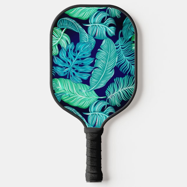 Hawaiian Print Pickleball Paddle (Front)