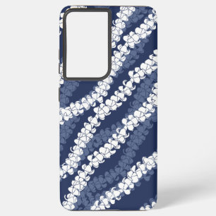 Hawaiian Print Puakenikeni lei Samsung Galaxy S21 Ultra Case