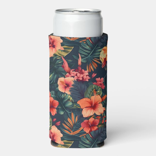 Hawaiian Print Seltzer Can Cooler (Seltzer Front)