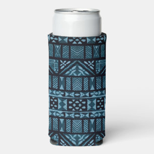 Hawaiian Print Seltzer Can Cooler