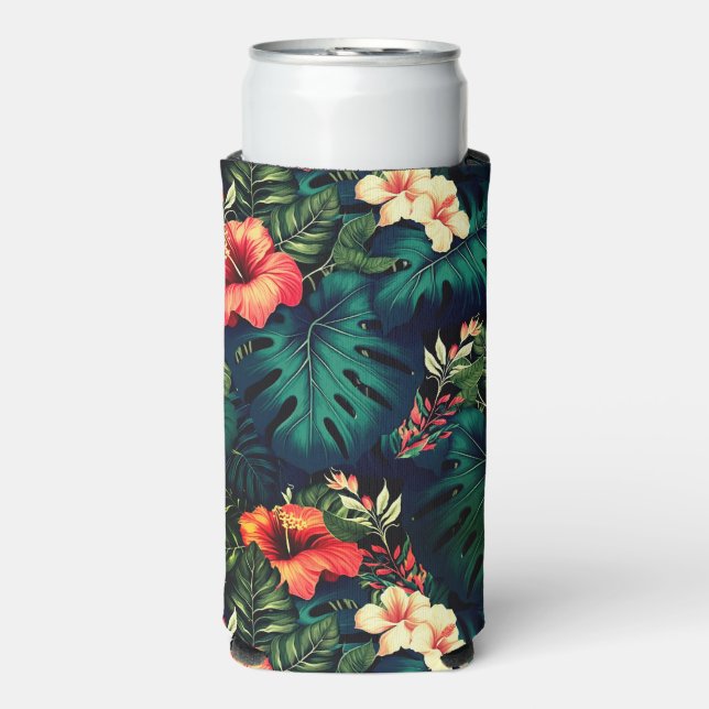 Hawaiian Print Seltzer Can Cooler (Seltzer Front)