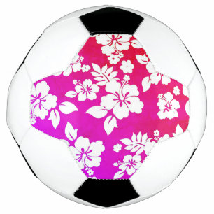 Hawaiian Print  Soccer Ball