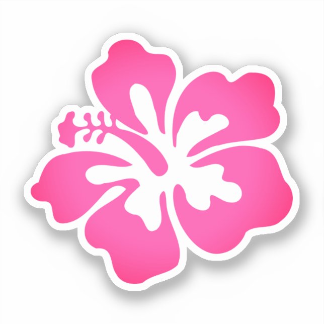 Hawaiian Print Sticker (Front)