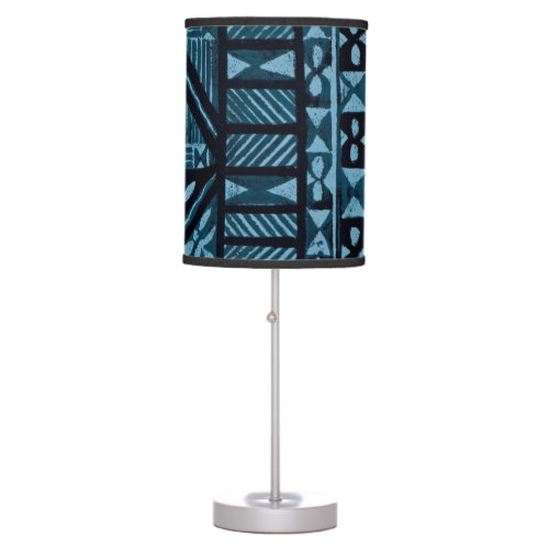 Hawaiian Print Table Lamp