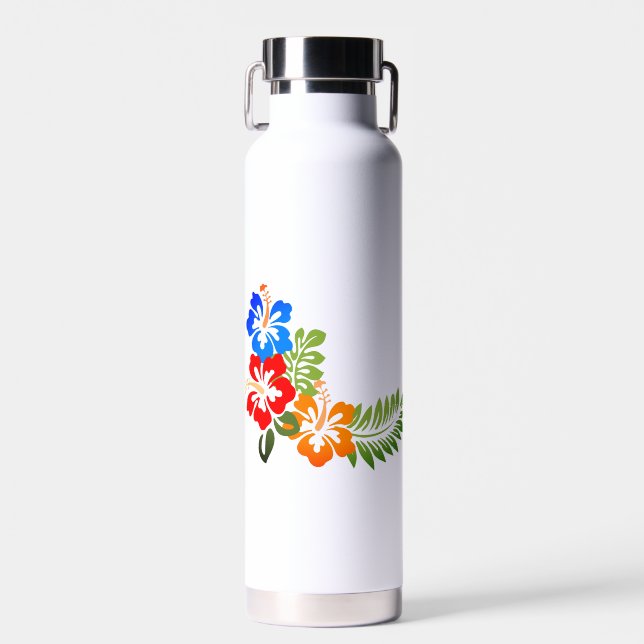 Hawaiian Print  Water Bottle (Front)