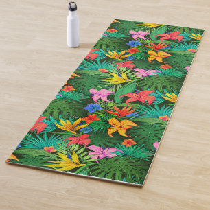 Hawaiian Print Yoga Mat