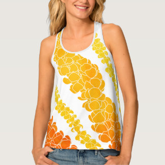 Hawaiian Puakenikeni lei tank top