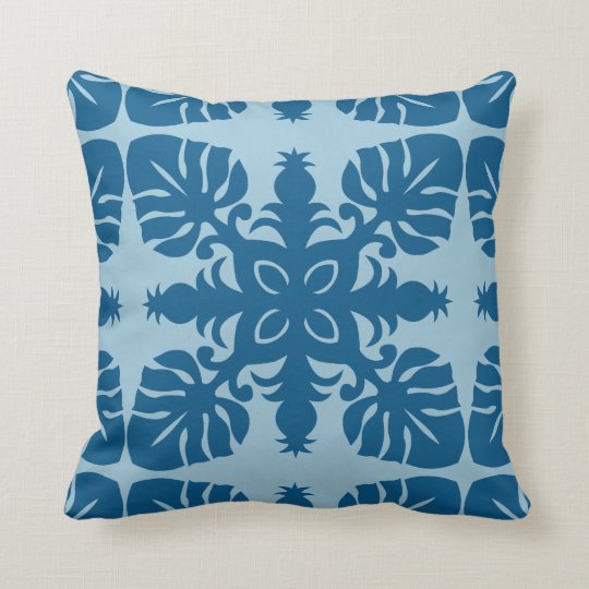 Hawaiian Quilt Pillow Pineapple Throw Pillow Zazzle Com