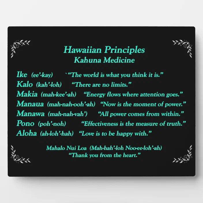 Hawaiian Sayings About Love Hawaiian Quotes Plaque | Zazzle.com