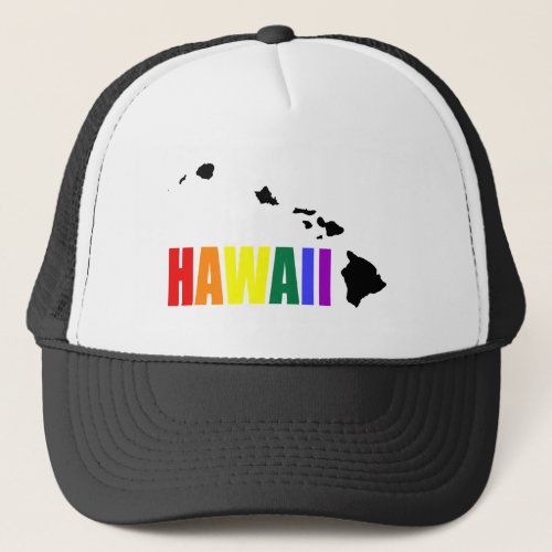 Hawaiian Rainbow 2 Trucker Hat