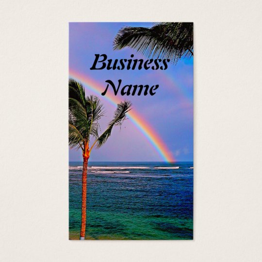 Hawaiian rainbow Business Card