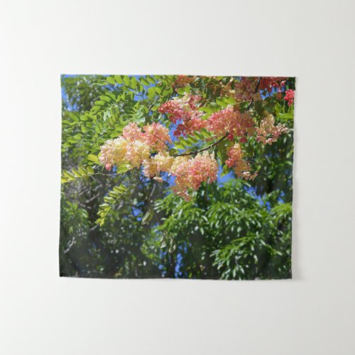 Hawaiian Rainbow Shower Tree Photo Background Tape Tapestry