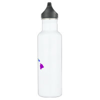 Hibiscus Print BPA-Free Plastic Water Bottles - 12 Ct.