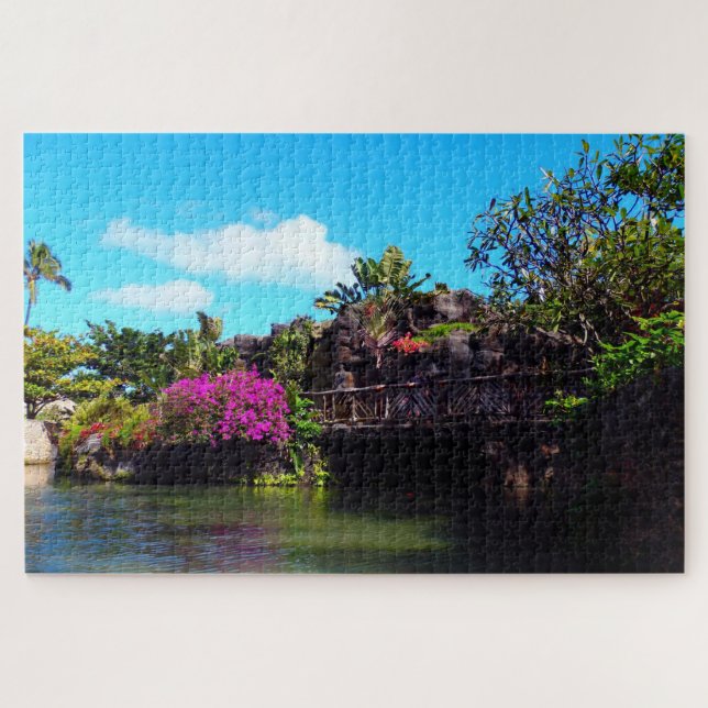 Hawaiian Resort Jigsaw Puzzle (Horizontal)