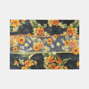Hawaiian Retro Aloha Shirt Inspired Outdoor Rug