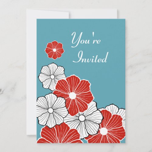 Hawaiian Retro  Invitations