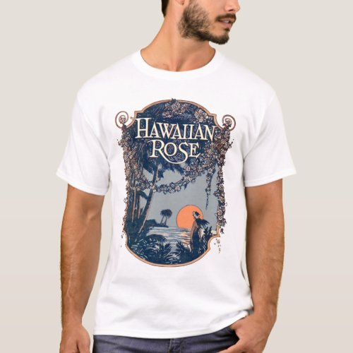 Hawaiian Rose Mens light short sleeve T_Shirt