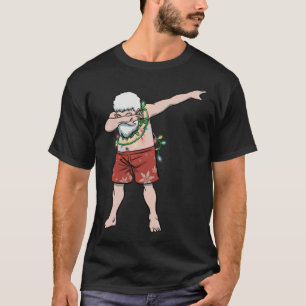 hawaiian santa dab dance Mele Kalikimaka  christma T-Shirt