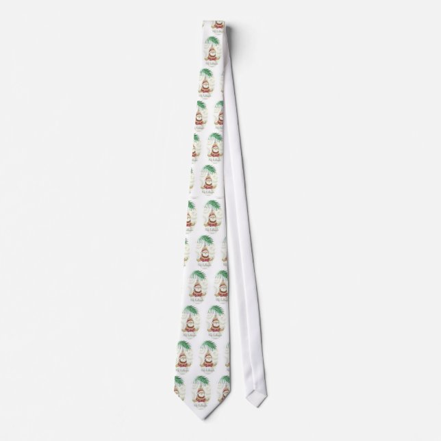 Hawaiian Santa Neck Tie (Front)