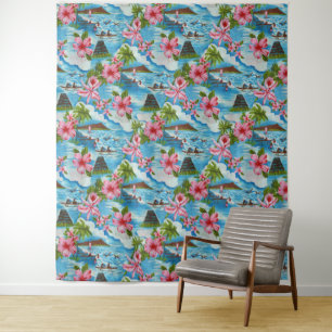 Hawaiian Scenes Tapestry