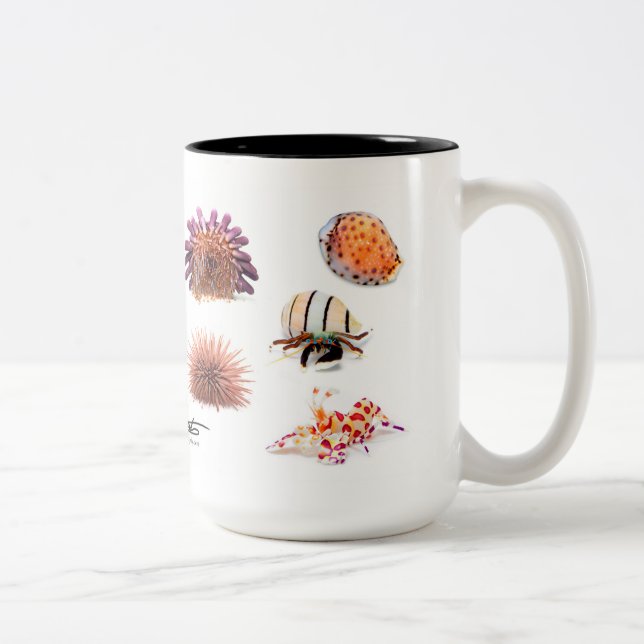 Hawaiian Sea Creatures II, Special Edition Two-Tone Coffee Mug (Right)