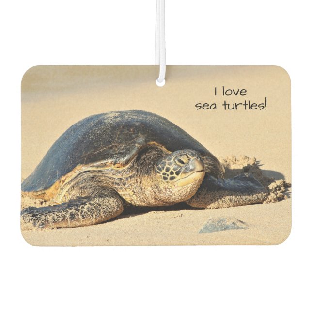 Hawaiian Sea Turtle Air Freshner Freshener (Front)