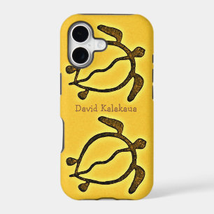Hawaiian Sea Turtle Golden Honu iPhone 17 Case