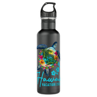 Hawaiian Sea Turtle Hawaii Matching Family Vacatio Stainless Steel Water Bottle