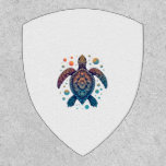Hawaiian Sea Turtle Tie-Dye Hawaii Vacation Beach  Patch