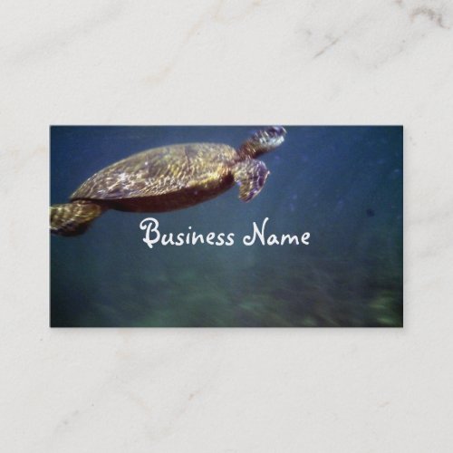 Hawaiian sea turtles business card