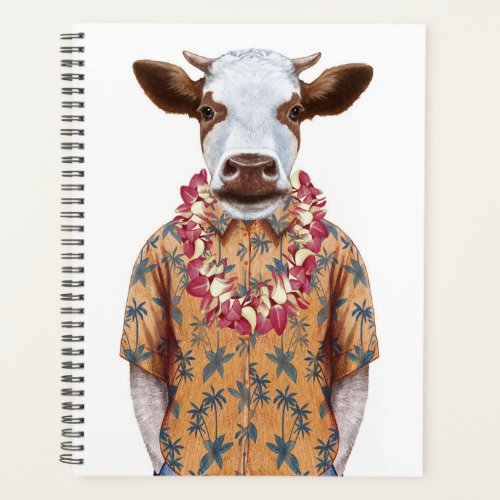 Hawaiian Shirt Cow Planner