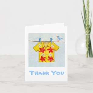 Hawaiian Shirt thank you card