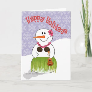 Hawaiian Snowwoman Template 1