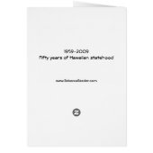 Hawaiian Statehood (Back)