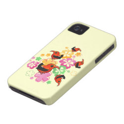Hawaiian-style 'I'iwi Case-Mate iPhone 4 Barely There Universal Case