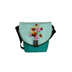Hawaiian-style 'I'iwi Rickshaw Mini Zero Messenger Bag