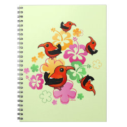 Hawaiian-style 'I'iwi Photo Notebook (6.5