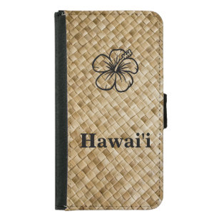 Hawaiian Style Wallet Phone Case For Samsung Galaxy S5