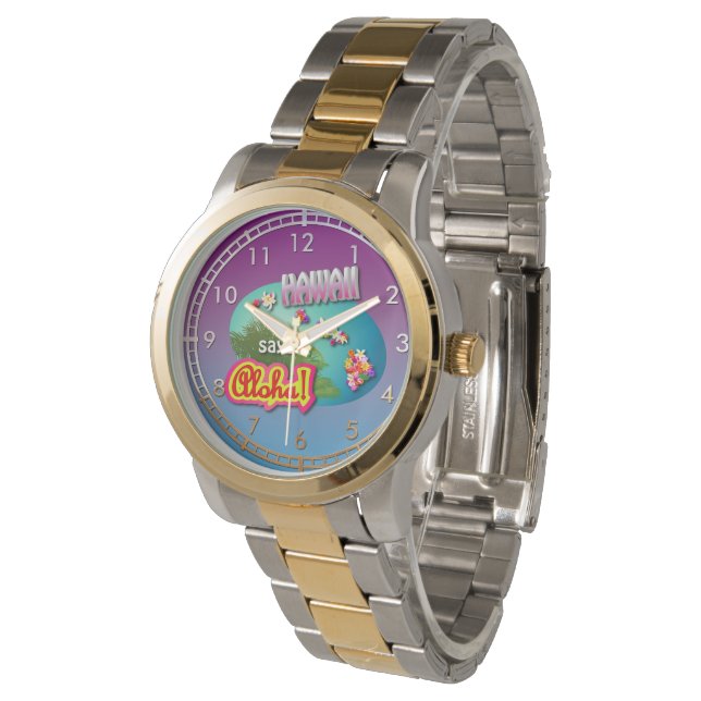 Hawaiian Style Watch (Angled)