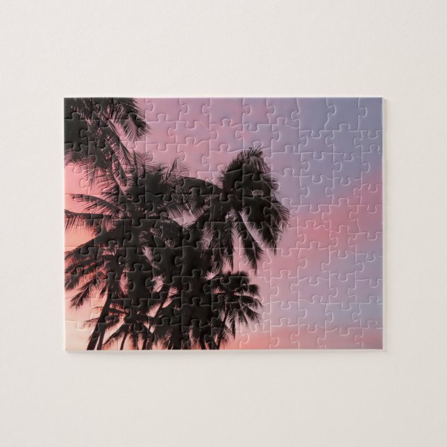 Hawaiian Sunrise at Waikiki Beach Jigsaw Puzzle (Horizontal)