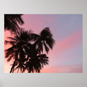 Hawaiian Sunrise at Waikiki Beach Poster