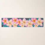 Hawaiian Sunrise Plumeria Long Scarf<br><div class="desc">The beauty and allure of the Hawaiian islands knows no boundaries. It is a place and culture loved by millions of people the world over. Fill your home with Aloha! My shop features several Hawaiian designs including contemporary Hawaiian quilt, traditional tapa, Aloha shirt themed prints and lovely Hawaiian floral prints....</div>